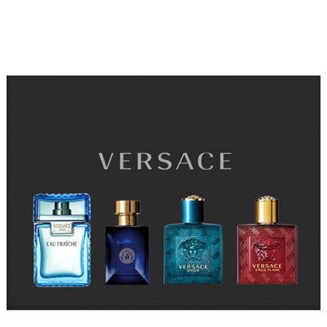 versace miniaturen set herren|versace 5 piece mini set.